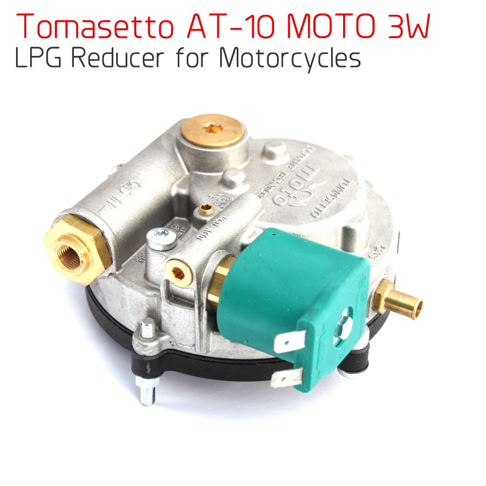 Редуктор эл. пропан Tomasetto moto AT10, без фильт Редуктор эл. пропан Tomasetto moto AT10, без фильт.